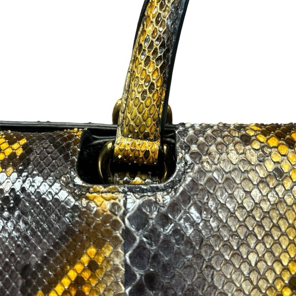 Gucci Python 1973 Medium Top Handle Satchel - Authentic - Picture 4 of 15